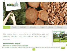 Tablet Screenshot of miller-investment.de